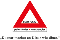Logo Spenglerei Felder Schoppernau